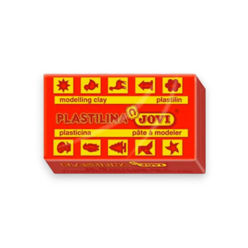 Picture of JOVI PLASTILINA BLOCK 50GR - RED